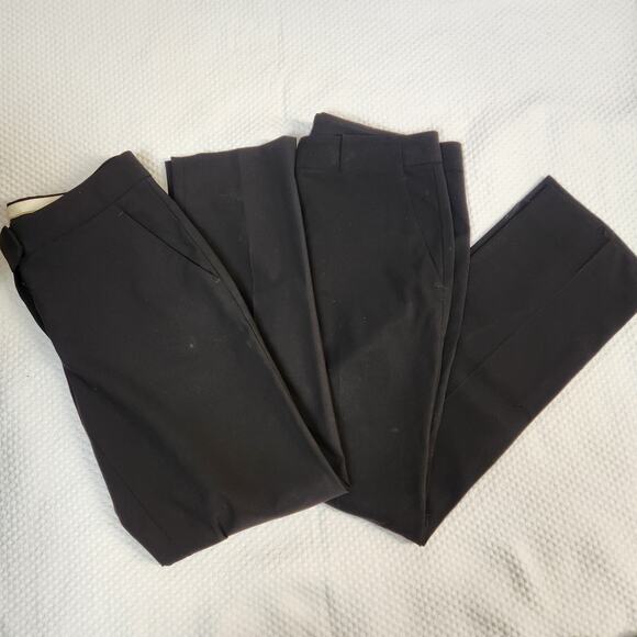 Theory Bundle of Two Black Wool Dress Pant Slacks - Picture 1 of 13
